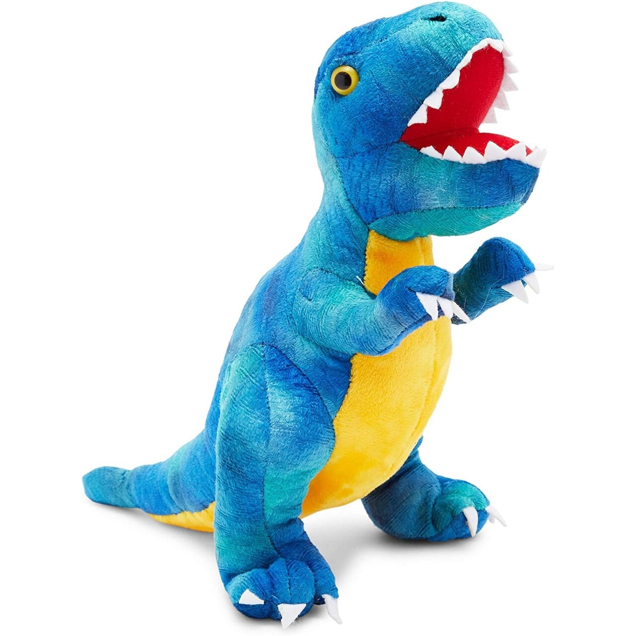 Blue T Rex Themed Plush Toy for Kids Dinosaur Stuffed Animal 10 Inches